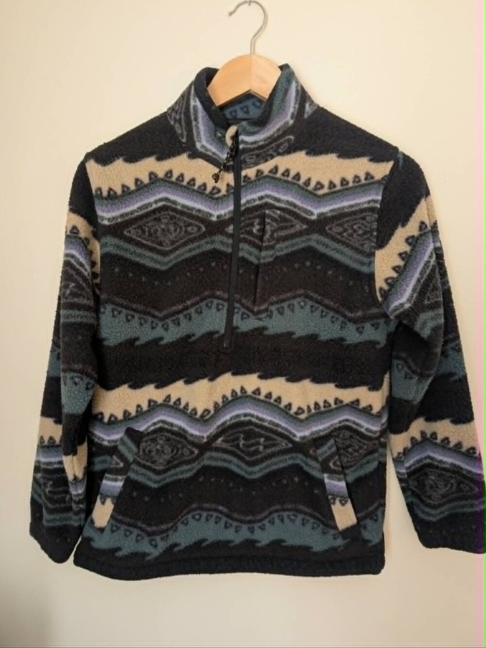Billabong Fleece Hooded Kangaroo Sweater - Youth Medium